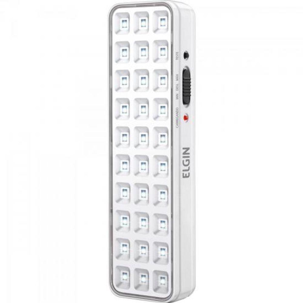 Iluminacao De Emergencia C-30 Leds 2w Bivolt Branco Frio Elgin - 1