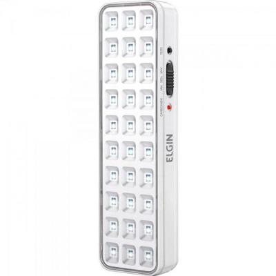 Iluminacao De Emergencia C-30 Leds 2w Bivolt Branco Frio Elgin