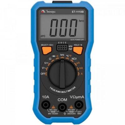 Multímetro Digital Et-1110b Azul-preto Minipa
