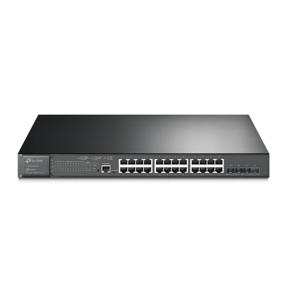 Switch Tp-link Gigabit 24 Portas Poe+ 4 Sfp 10g Tl-sg3428xmp - 1
