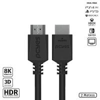 Cabo Hdmi Ultra 2.1 28awg Puro Cobre 8k 60hz 2 Metros - Phm8k-2 - 1
