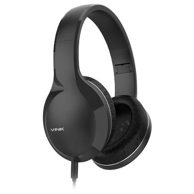 Fone Headset Go Tune Preto Com Microfone Cabo 1.2m Plug P2 Estereo P3 - Hg100tp