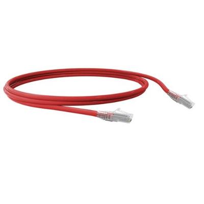 Patch Cord U-utp Cat.6 Cmx T568a-b 2.5 Metro Vermelho 35123009