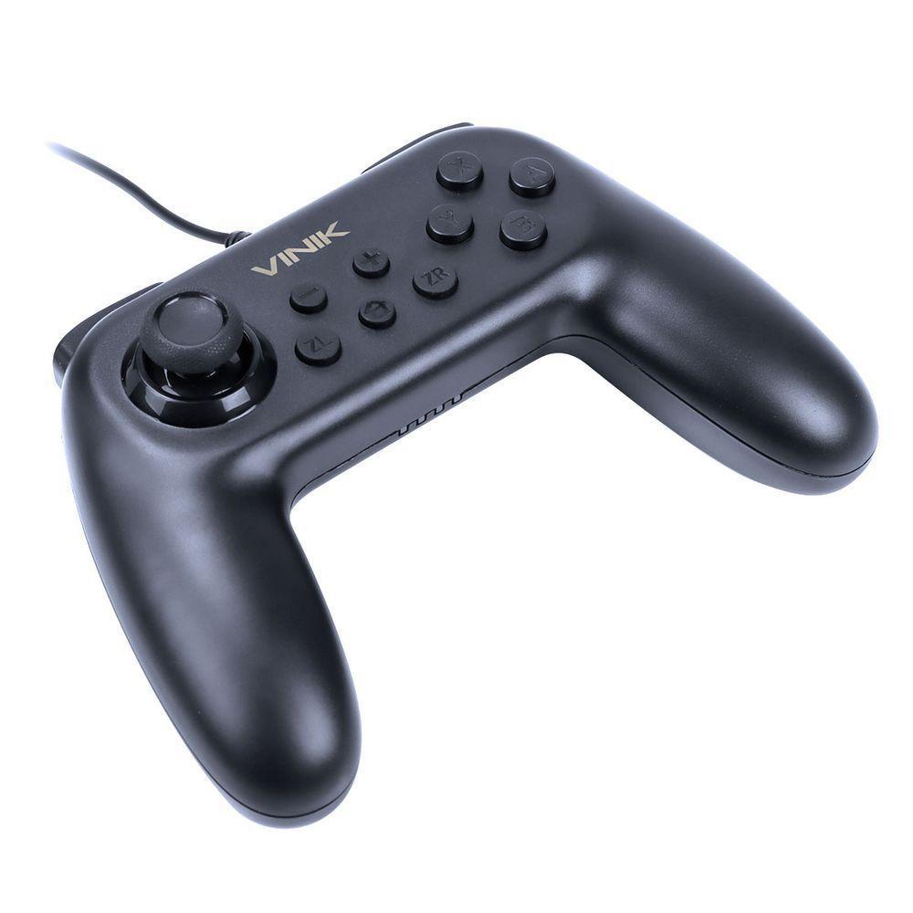 Controle Para Nintendo Switch Com Fio Usb Modelo Ns Preto - Vinik - 2