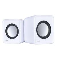 Caixa De Som 2.0 Usb 5v 2x 1w Com Controlador De Volume Branca - Vs-01b - 1