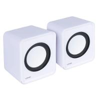 Caixa De Som 2.0 Usb 5v 2x 1w Com Controlador De Volume Branca - Vs-01b - 3