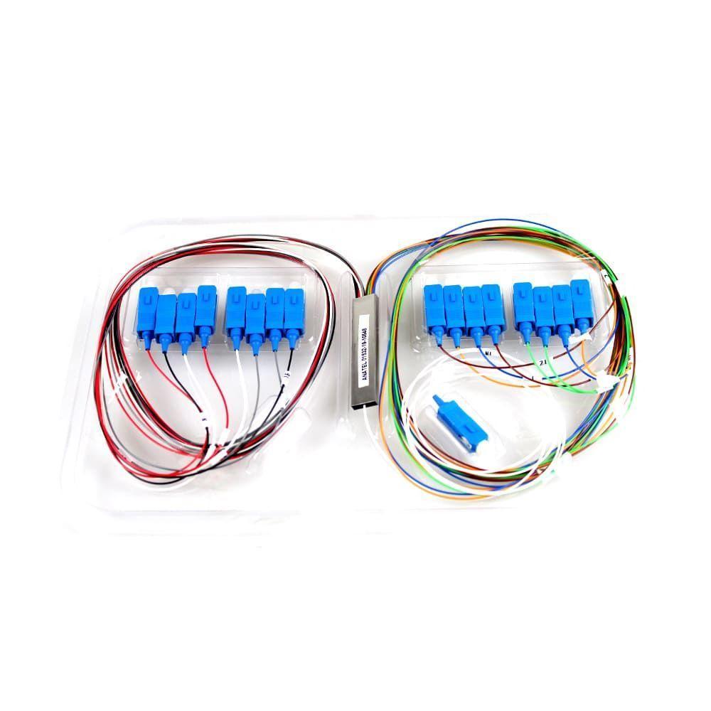 Cabo Optico Splitter Evus Opf-plc1x16-sc-upc Plc 1x16 1m G657a1 - 1