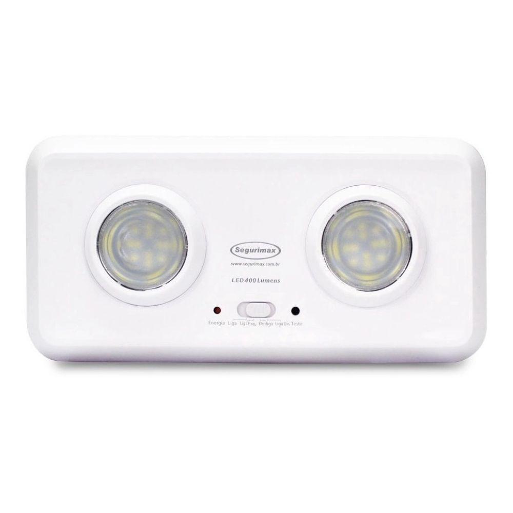Luminaria De Emergencia Segurimax Led 400 Lumens Duo - 1