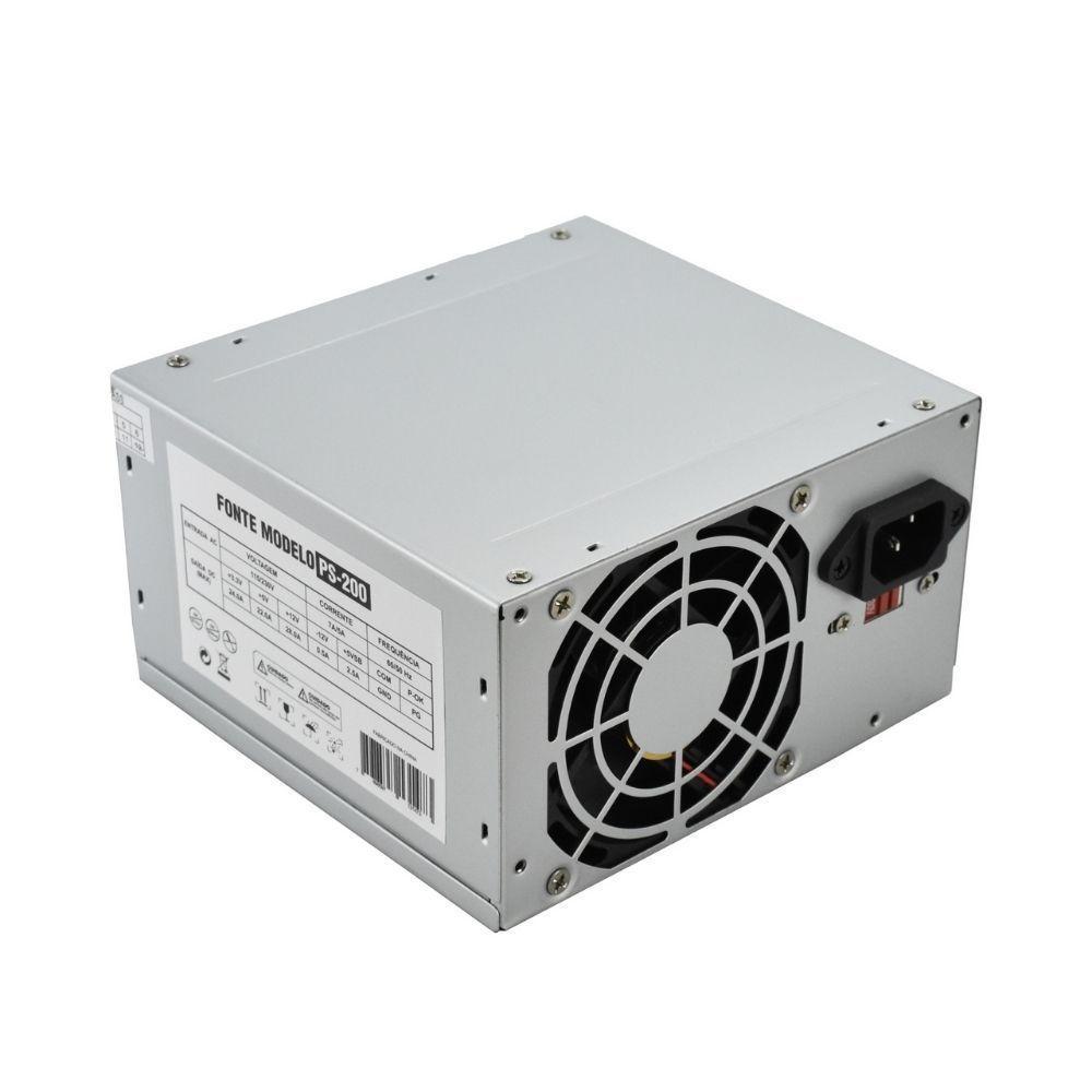 Fonte Psu-200 Oem 200w 20-24p 2 Sata - 1