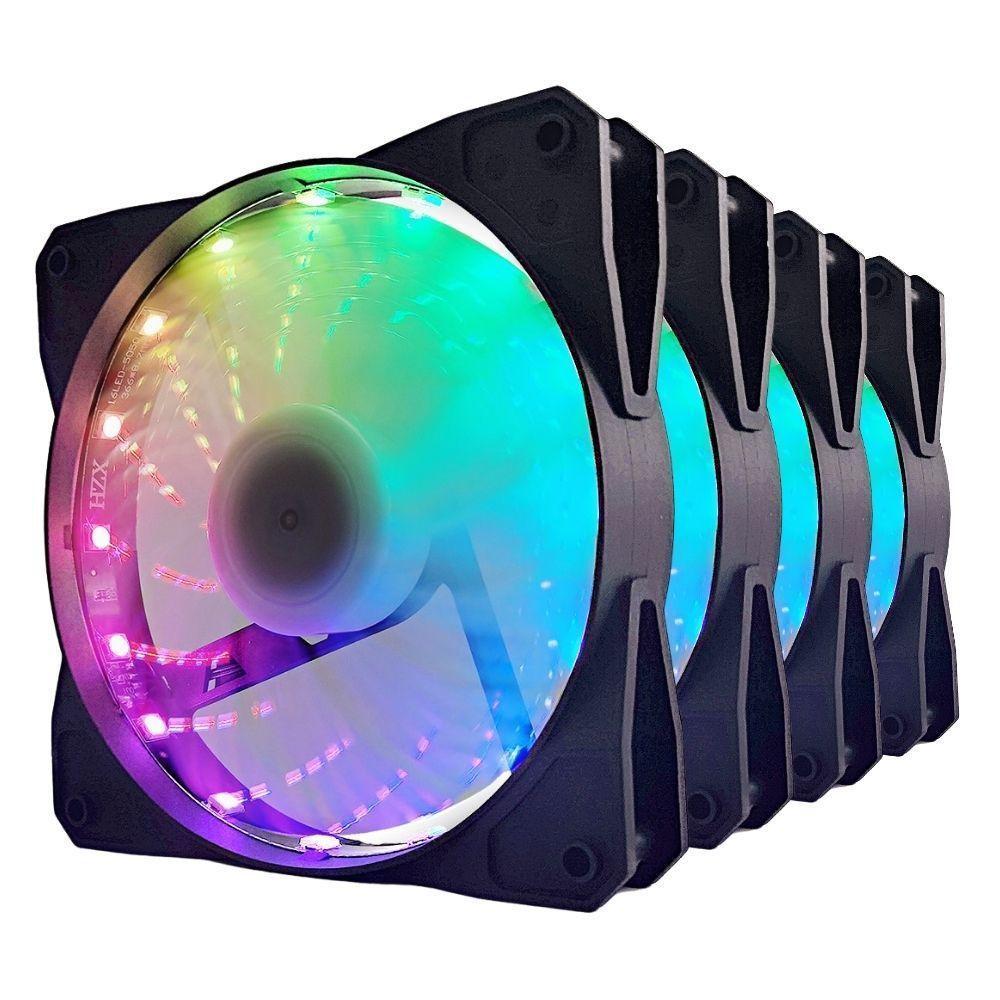 Kit Cooler Fan Evus Fk-12r Rgb - 4