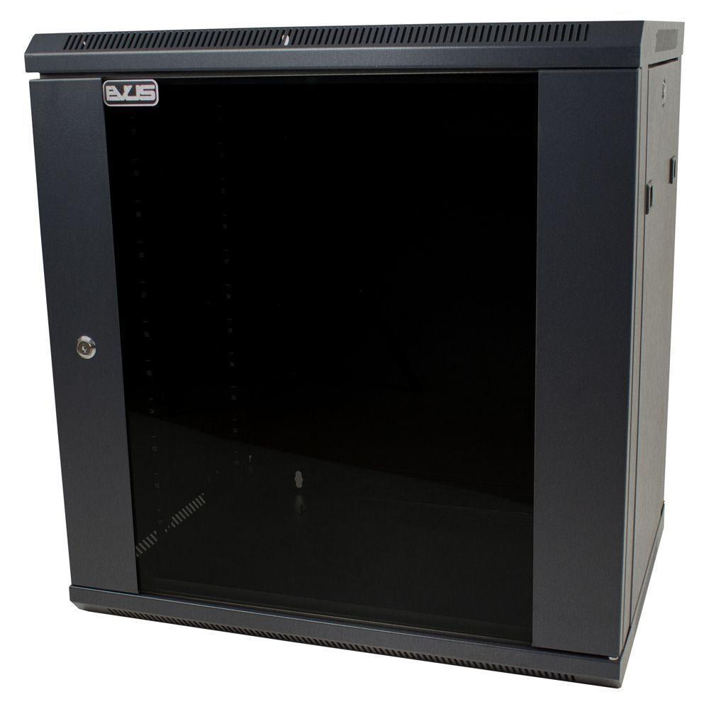Rack Mini 19" Evus Ev-dw6412 12u X 600 X 450mm De Parede Preto - 2