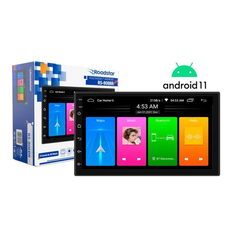 Multimidia Android Roadstar 7" 2 Din - Rs808br - 1