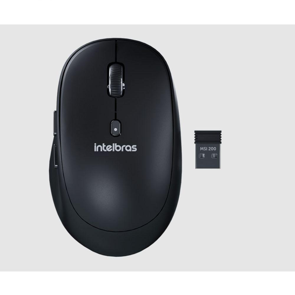 Mouse Intelbras Msi200 Sem Fio - 4290024 Preto Bivolt - 1