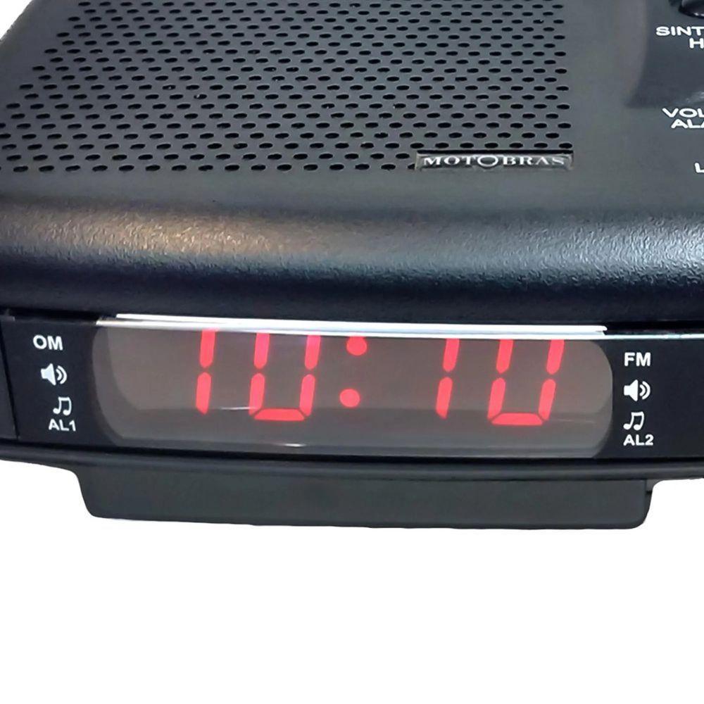 Radio Relogio Digital Rm-rrd22 Motobras - 6
