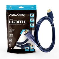 Cabo Hdmi Aquario 2.1 8k 3d 19 Pinos 1 Metro - 8k1 - 1
