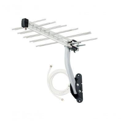 Antena Externa Aquário Log Para Tv 20 Elementos - Lu-20 Plus