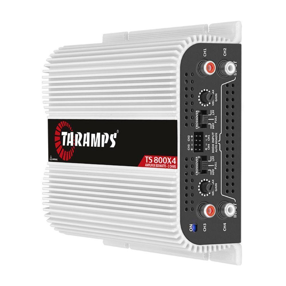 Modulo De Potencia Taramps Ts800x4 800w Rms 4 Canais 2 Ohms 12,6vdc - 3