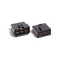 Kit Conector 6 Vias Technoise Com Trava - Preto - 1