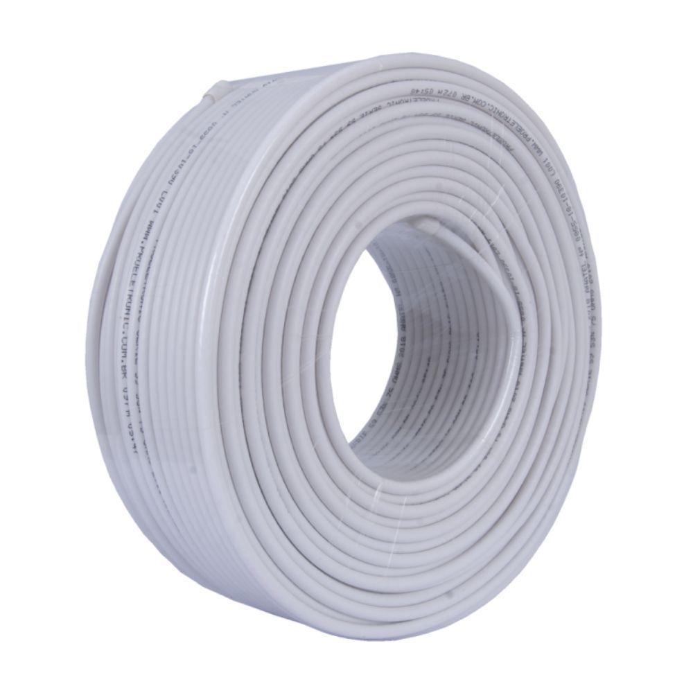 Cabo Coaxial Rg59 Proeletronic Caco5940-01 40% De Malha - 100m - 1