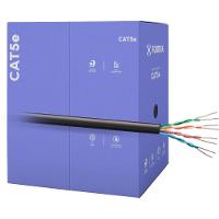 Cabo De Rede Cat5e 305m Fortrek Fk500c Cmx Preto - Cx - 305 - 1