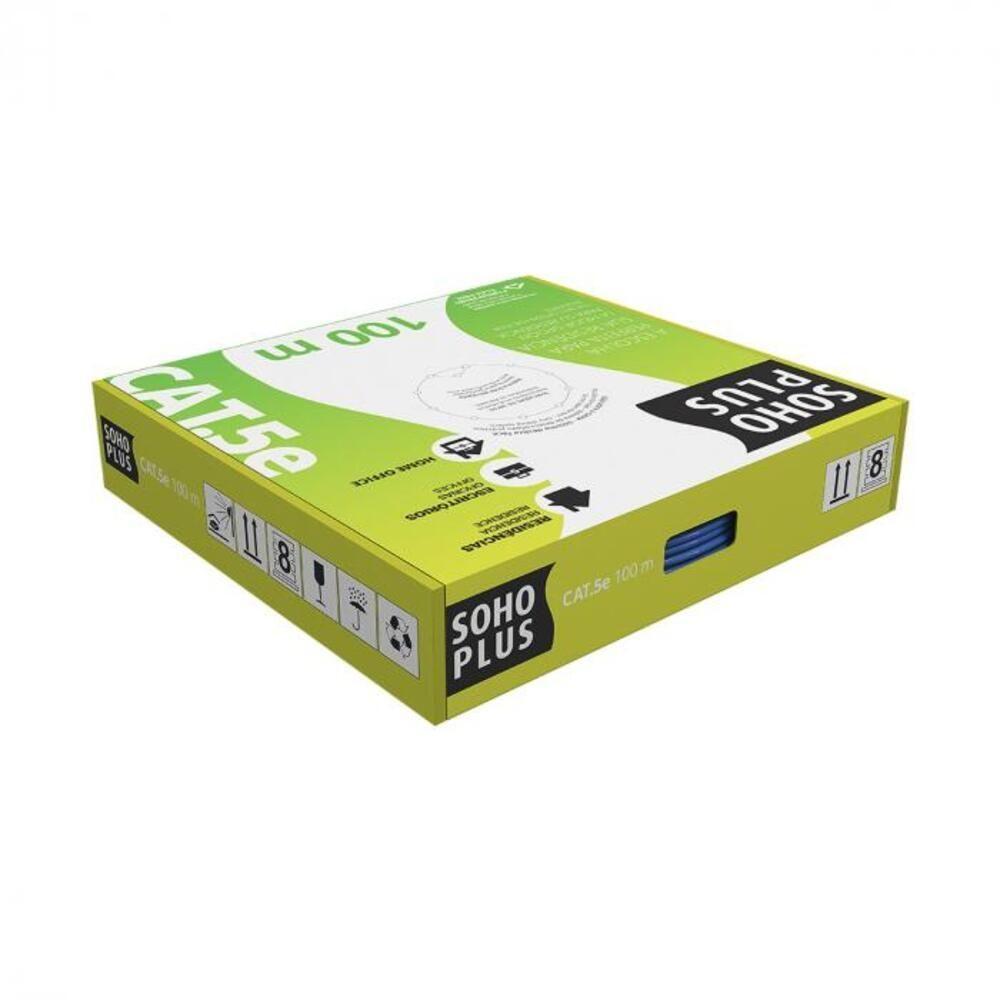 Cabo Lan U-utp Cat.5e 24 Awg 4 Pares Cmx Caixa C- 100 Metros Branco 100% Cobre 23200124 - 2