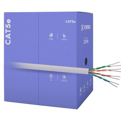 Cabo De Rede Cat5e 305m Fortrek Fk500c Cmx Cinza - Cx - 305