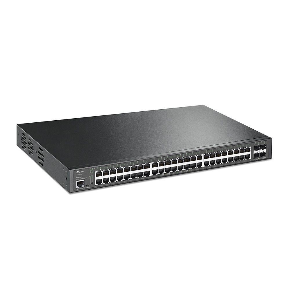 Switch Gerenciavel Jetstream C- 48portas Gigabit 10-100-1000 Poe+ E 4 Slots Sfp+ 10getl-sg3452xp Smb - 2