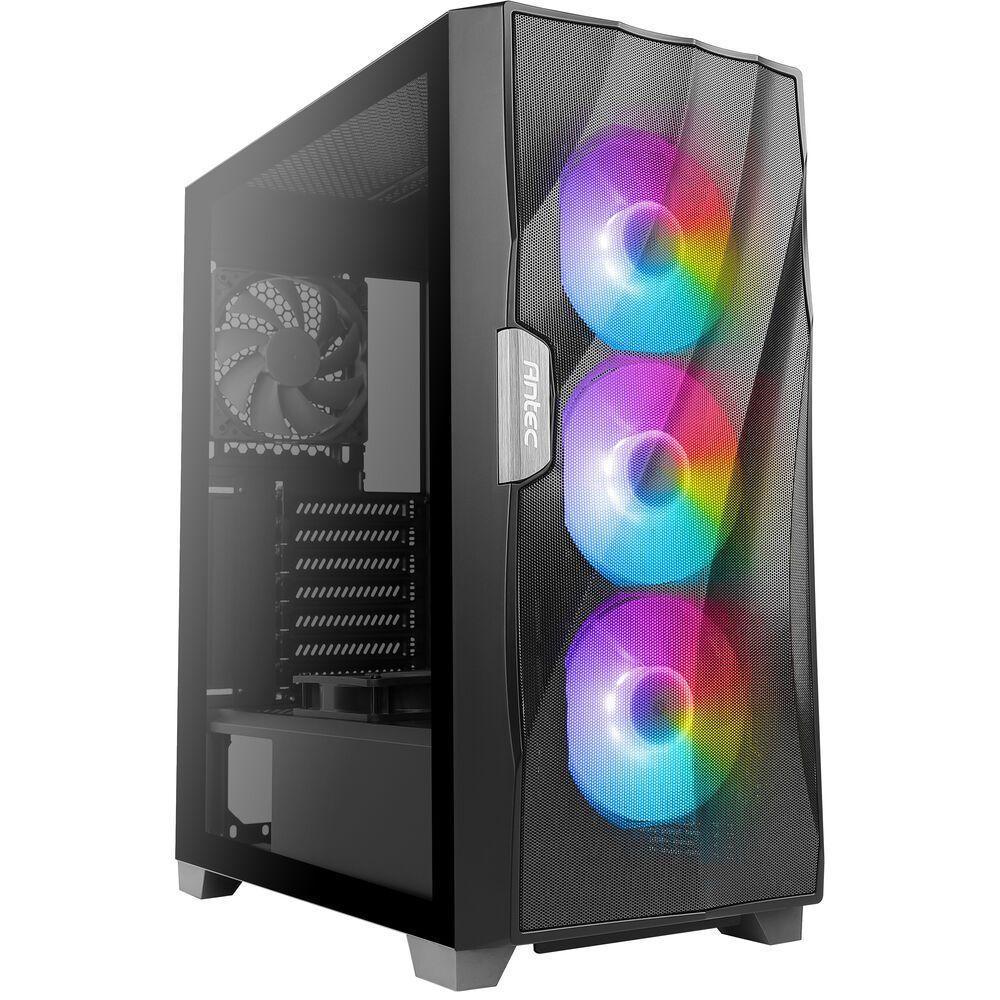 Gabinete Gamer Antec Df700 Flux Lateral De Vidro Temperado Micro Atx-mini Itx-atx 3 Fans Argb - 1