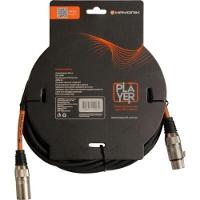 Cabo Para Microfone Player Xlr(f) X Xlr(m) 10m Preto Hayonik - 2