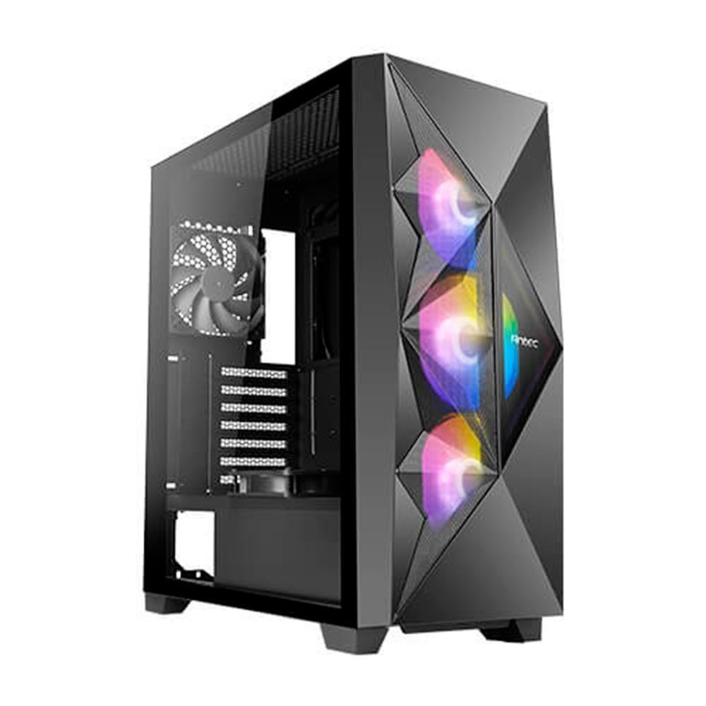 Gabinete Gamer Antec Df800 Flux Lateral De Vidro Temperado Micro Atx-mini-itx-atx 3 Fans Argb-0-76 - 3
