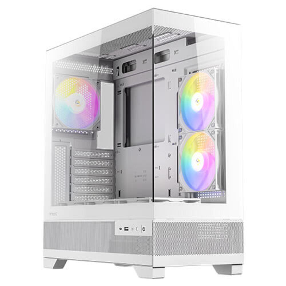 Gabinete Gamer Antec Cx700 Rgb Elite White Lateral Vidro Temperado 4mm Atx-micro-atx-itx 6 Fans 1 - 4