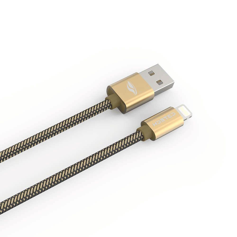 Cabo Usb-lightning C3tech Cb-210gd 2,0a 2m - 3