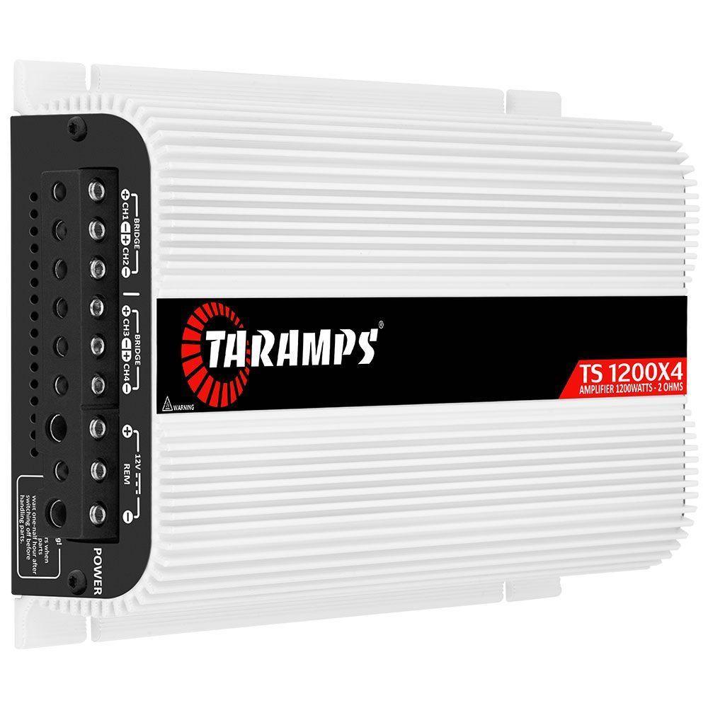 Modulo De Potencia Taramps Ts1200x4 1200wrms 4c 2r 14,4vdc - 1