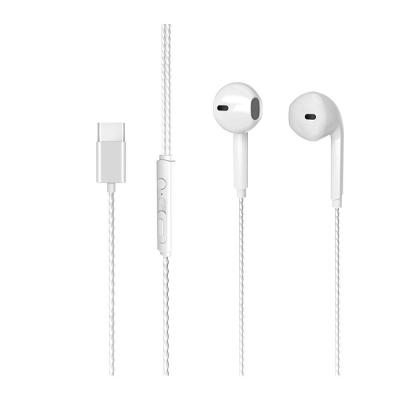 Fone De Ouvido Lenovo Lecoo Eh104 Intra Auricular Usb-c Branco