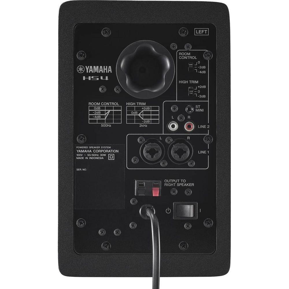 Monitor De Referência Para Estúdio Yamaha Hs4 Preto (par) - 3