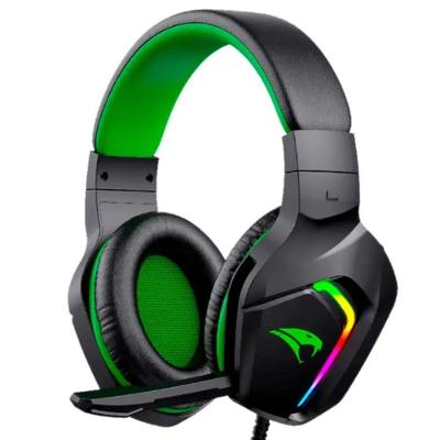 Headset Gamer Viper Pro Rgb Naja - 404 Preto-verde Bivolt