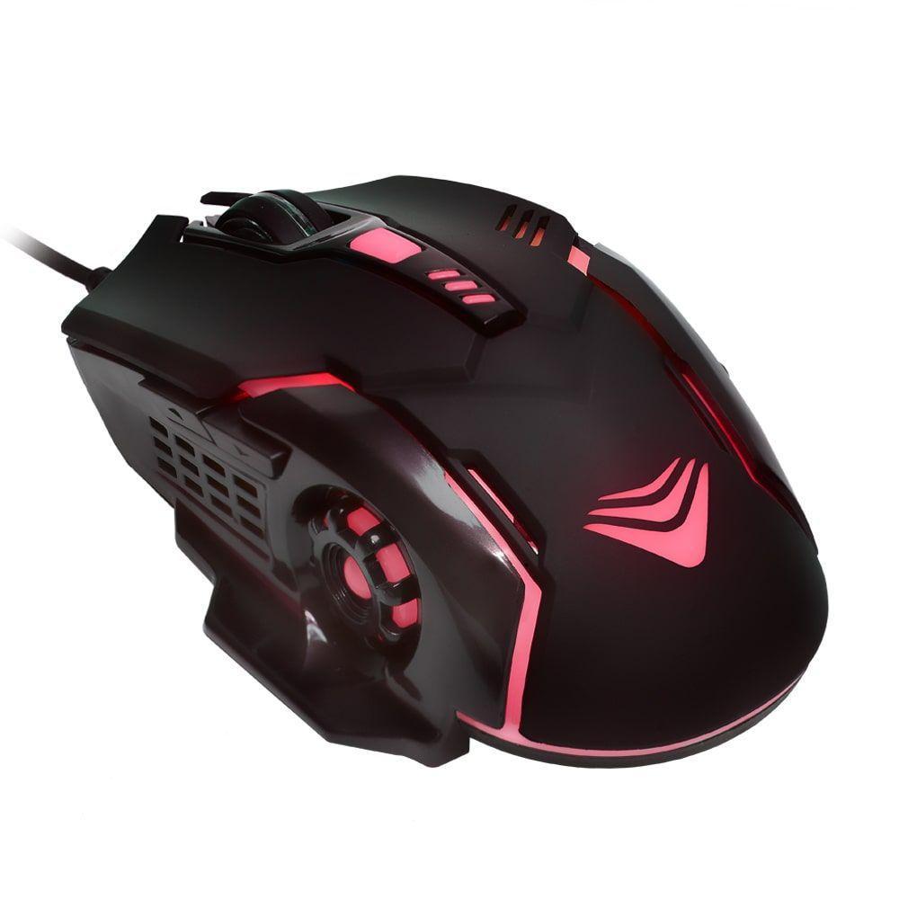 Mouse Gamer Evus Mo-08 Usb 2400dpi Preto - 3