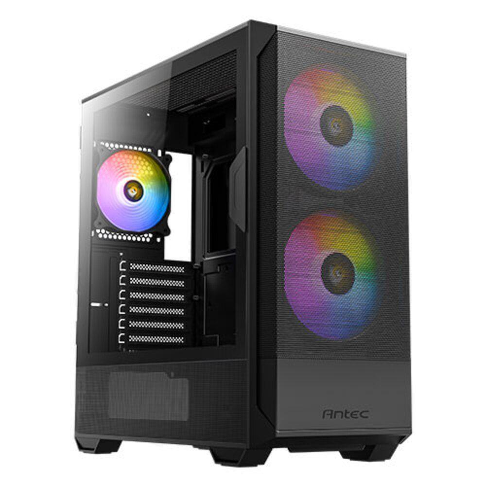 Gabinete Gamer Antec Nx416l Lateral Vidro Temperado Atx-m-atx-itx 2 Fans 120mm Argb - 0-761345-10 - 1