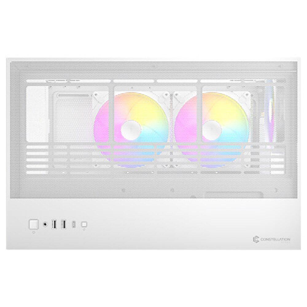 Gabinete Gamer Antec C8 Argb White Lateral Vidro Temperado 4mm E-atx-atx-m-atx-itx 2 Fans 120mm B - 9