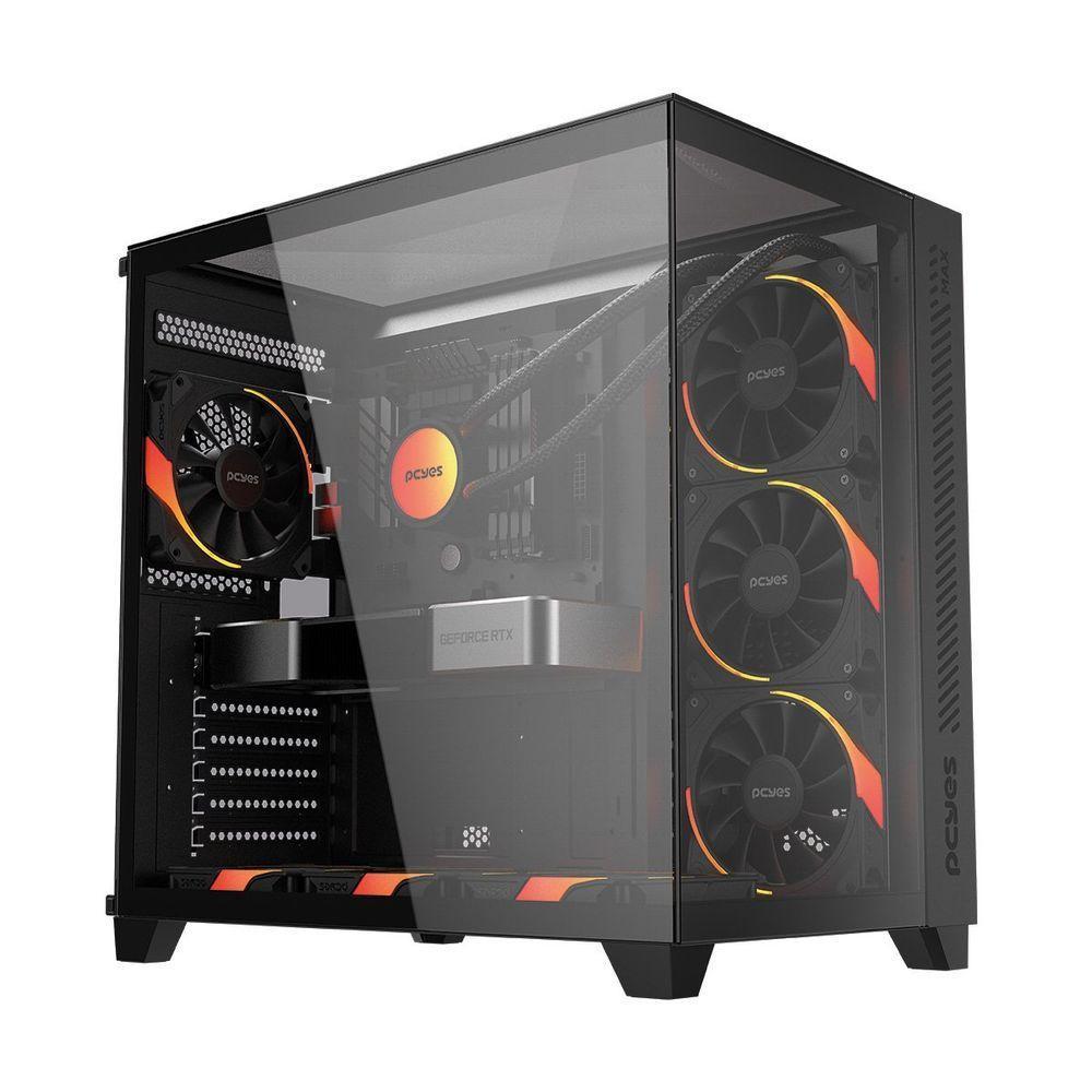 Gabinete Gamer Forcefield Max Black Vulcan - Gffmaxbv - 2