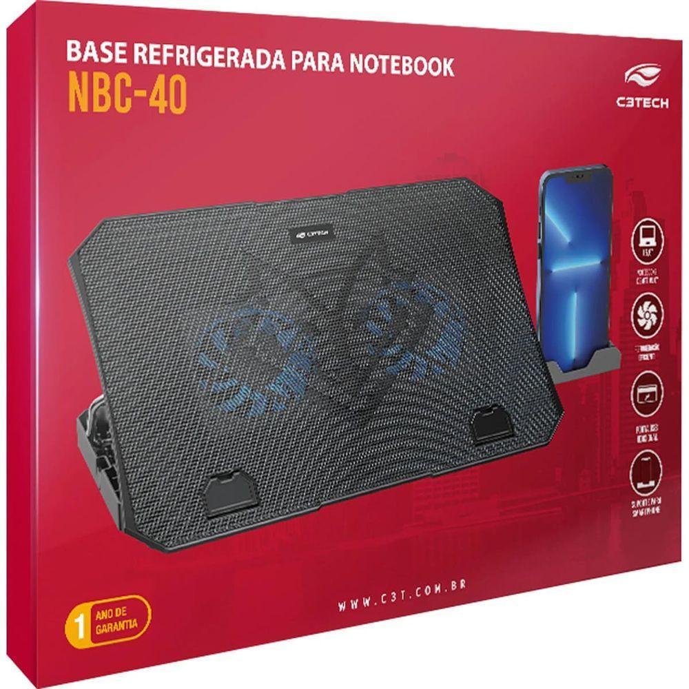 Suporte Para Notebook Nbc-40bk C3tech - 3