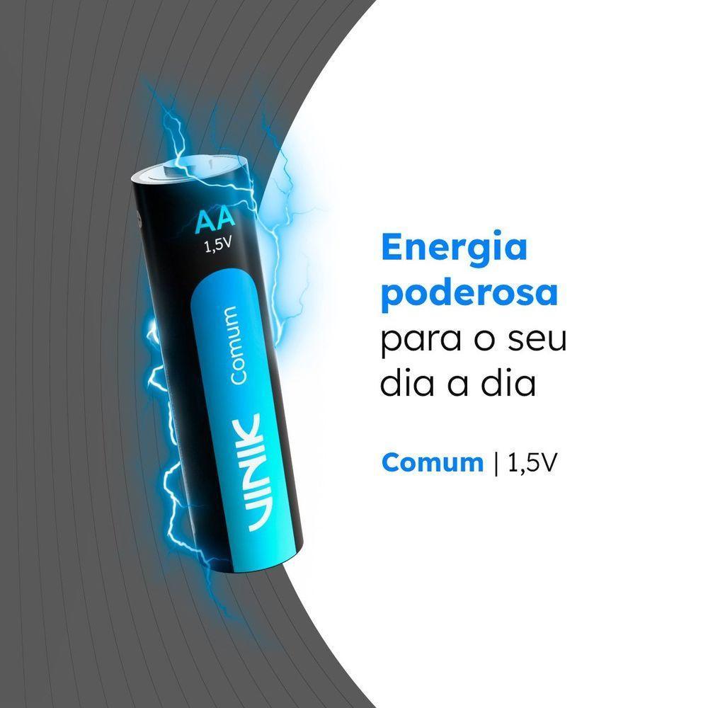 Pilha Comum Aa C-4 1.5v - Vp2ab4c - 4