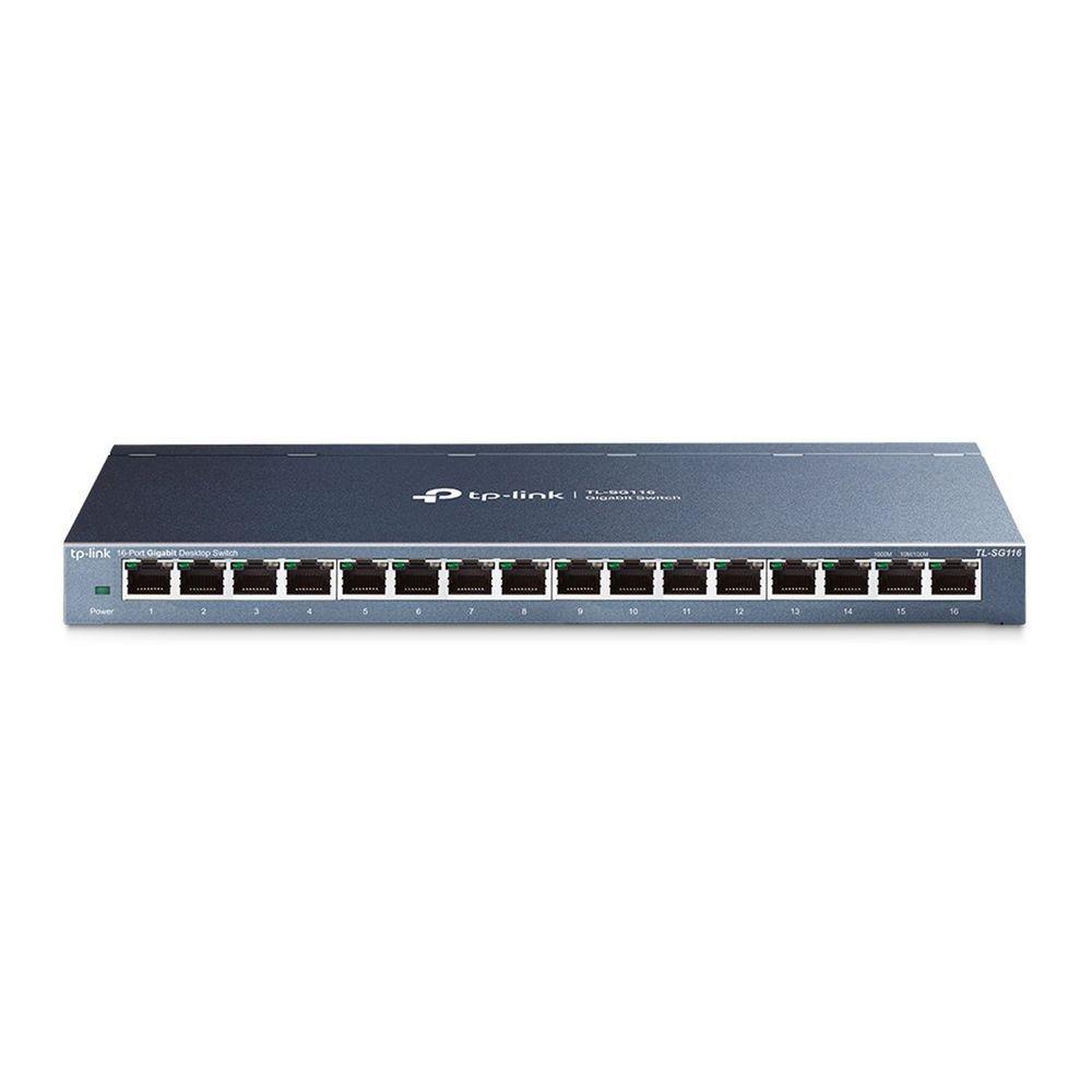 Switch Gigabit De Mesa De 16 Portas Tl-sg116 Smb - 1