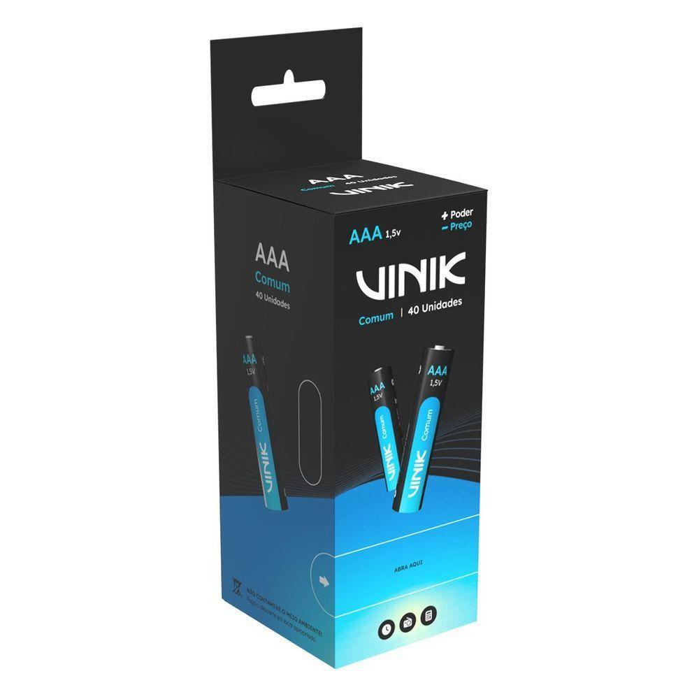 Pilha Comum Aaa Tubo C-40 1.5v - Vp3at40c - 1