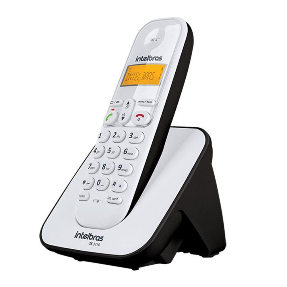 Telefone Sem Fio Intelbras Ts3110 Preto E Branco - 2