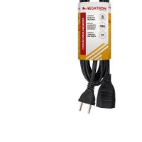 Cordao Prolongador Pp Plano 10a 0,75 5m Preto - 2