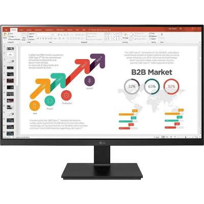 Monitor Lg 23,8" 75hz 5ms Hdmi-displayport 24bn650u-b.awzm