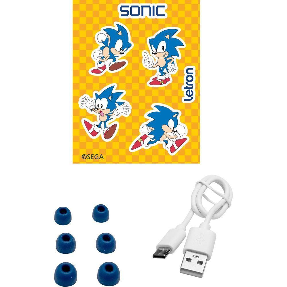 Fone De Ouvido Bluetooth Letron Sonic Azul - 4