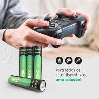 Pilha Recarregável Aaa C-4 - 900mah 1.2v - Vp3ab4r - 6