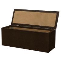 Calçadeira Com Baú Estofado Istambul Dobuê Bege 1,60m Suede Bege